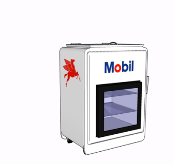 现代消毒柜su模型