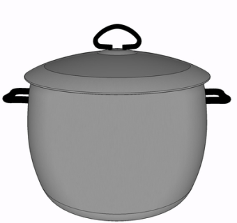 现代蒸锅su模型