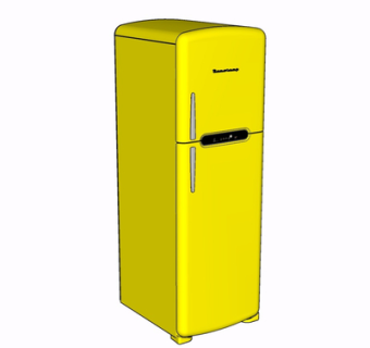 现代冰箱su模型