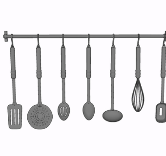 现代厨具su模型