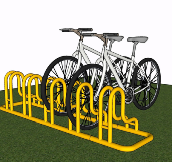 现代自行车su模型