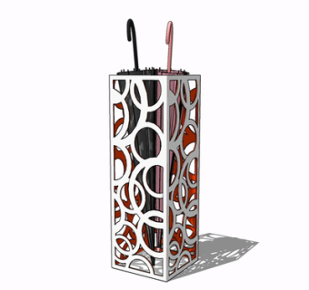 现代雨伞su模型