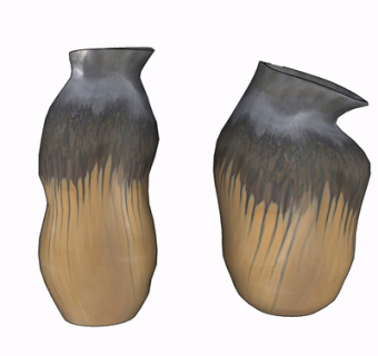 现代陶瓷花瓶su模型