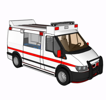 现代汽车su模型