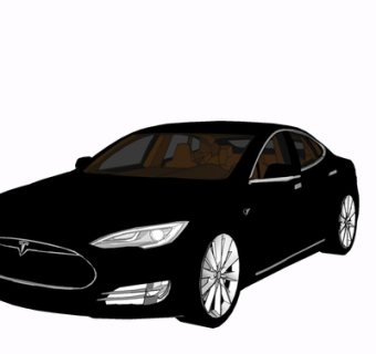 现代汽车su模型