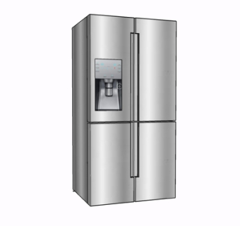 现代冰箱su模型