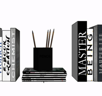 欧式书籍su模型