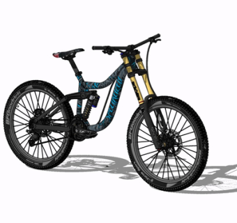 现代自行车su模型