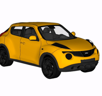 现代汽车su模型