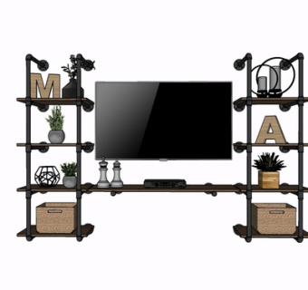 工业风电视柜su模型