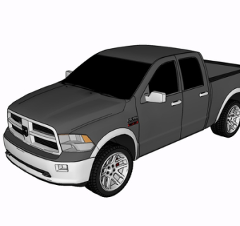 现代汽车su模型