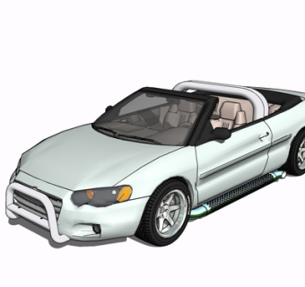 现代汽车su模型