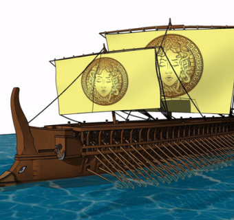 现代实木帆船su模型