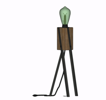 现代落地灯su模型