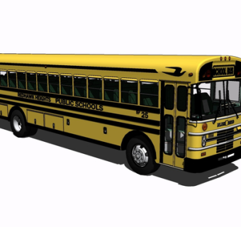 现代巴士su模型