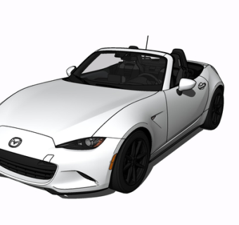 现代跑车su模型