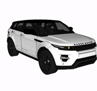 现代汽车su模型