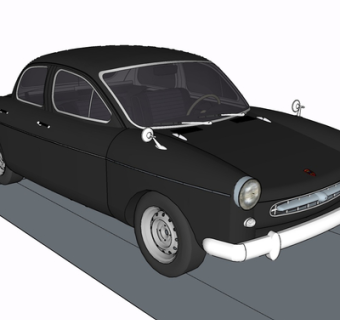 现代汽车su模型