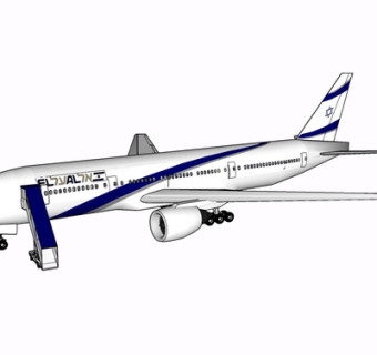 现代飞机su模型