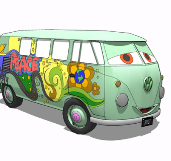 现代汽车玩具su模型