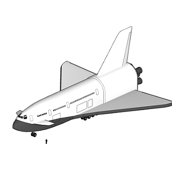 现代飞机su模型