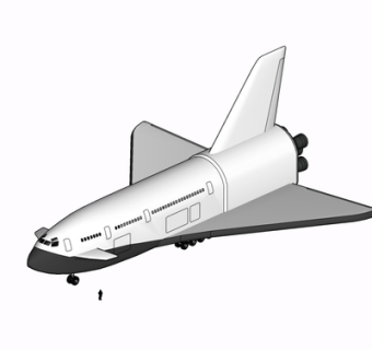 现代飞机su模型