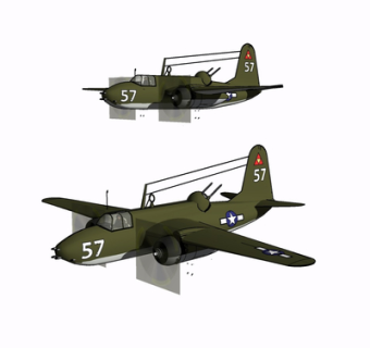 现代飞机su模型