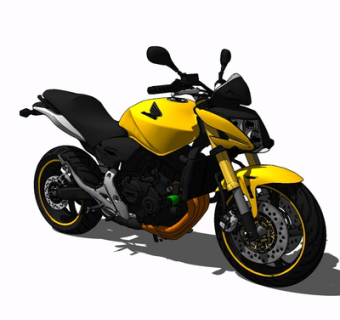 现代摩托车su模型