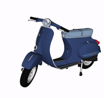 现代电动车su模型