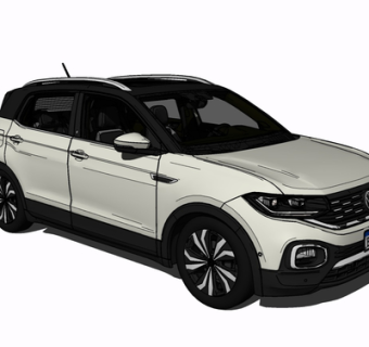 现代汽车su模型