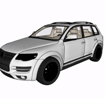 现代汽车su模型