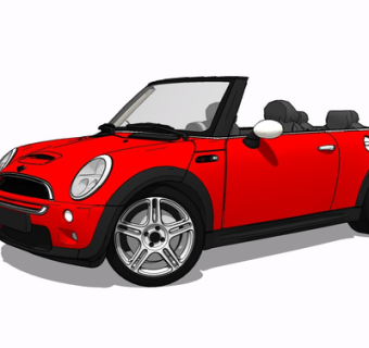 现代汽车su模型