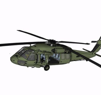 现代飞机su模型