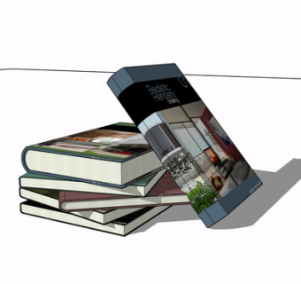 现代书籍su模型