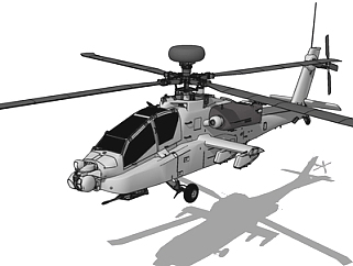 现代<em>直升飞机</em>su模型