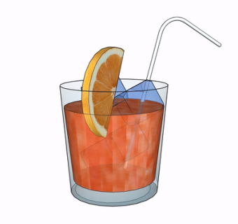现代酒水饮料su模型