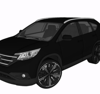 现代汽车su模型