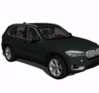 现代宝马汽车su模型