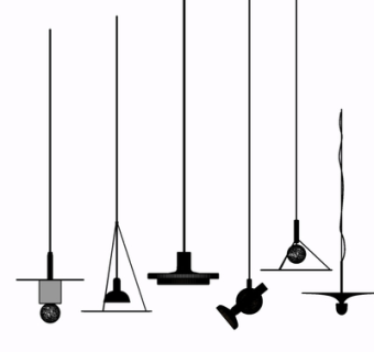 现代金属吊灯组合su模型