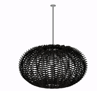 现代金属吊灯su模型