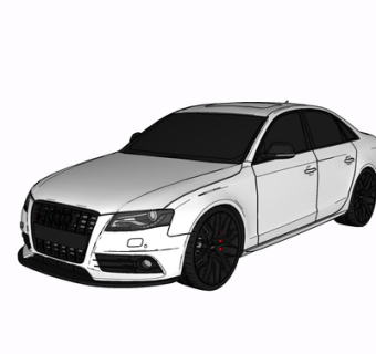 现代汽车su模型