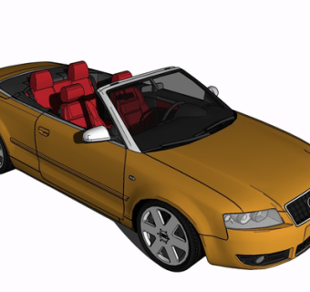 现代跑车su模型