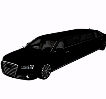 现代轿车su模型