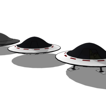 现代飞碟su模型