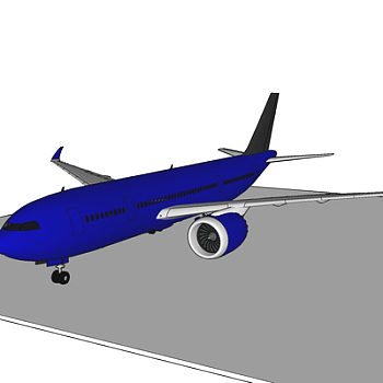 现代飞机su模型