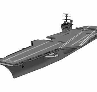 现代游轮su模型