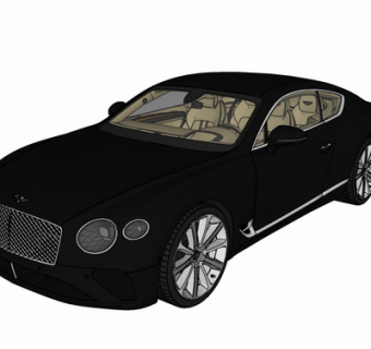 现代汽车su模型