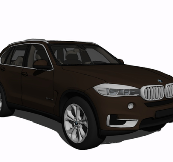 现代宝马汽车su模型