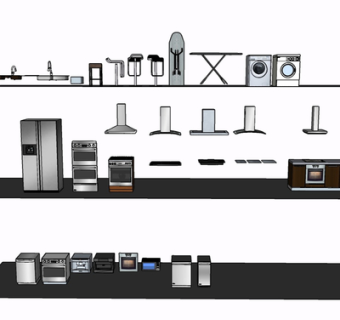 现代微波炉su模型