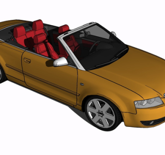 现代跑车su模型